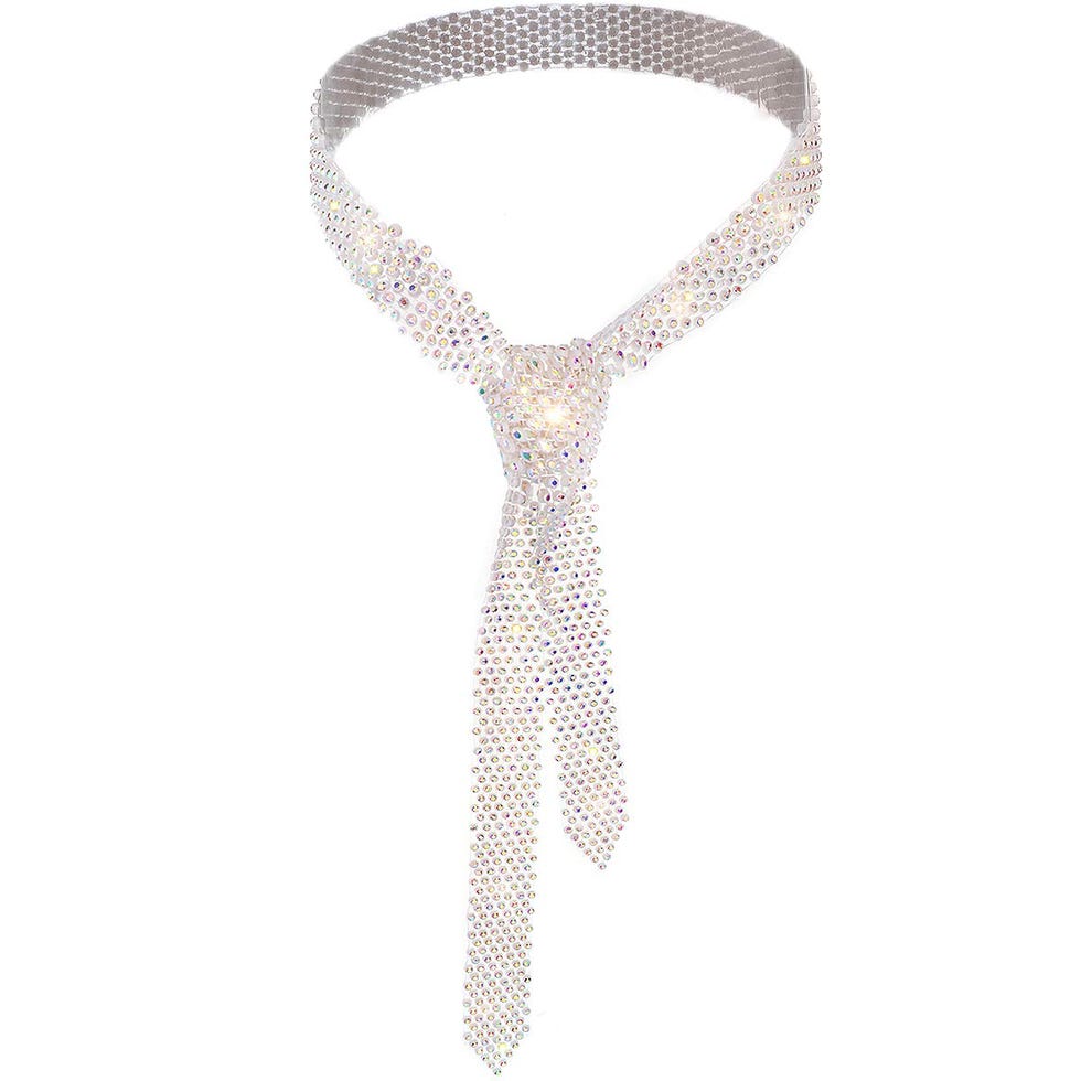 Rhinestone Neck Tie