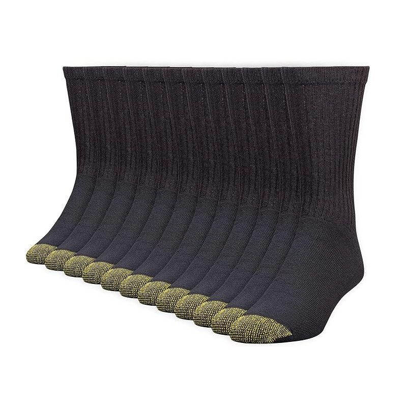 656S Cotton Crew Athletic Socks (12 Pairs)