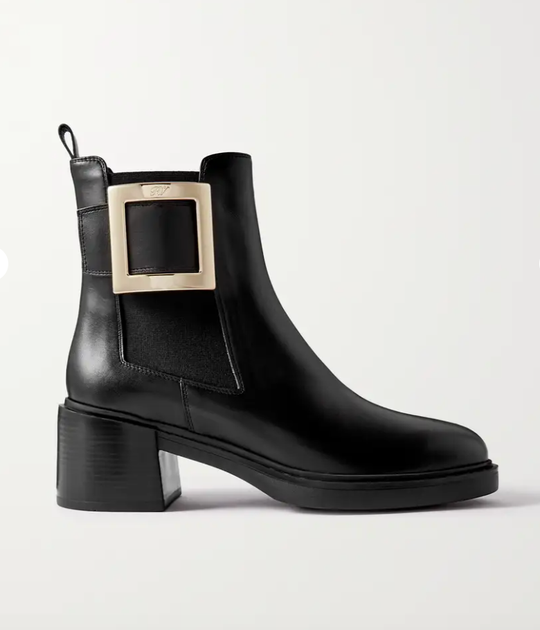 Viv Rangers Buckled Leather Chelsea Boots