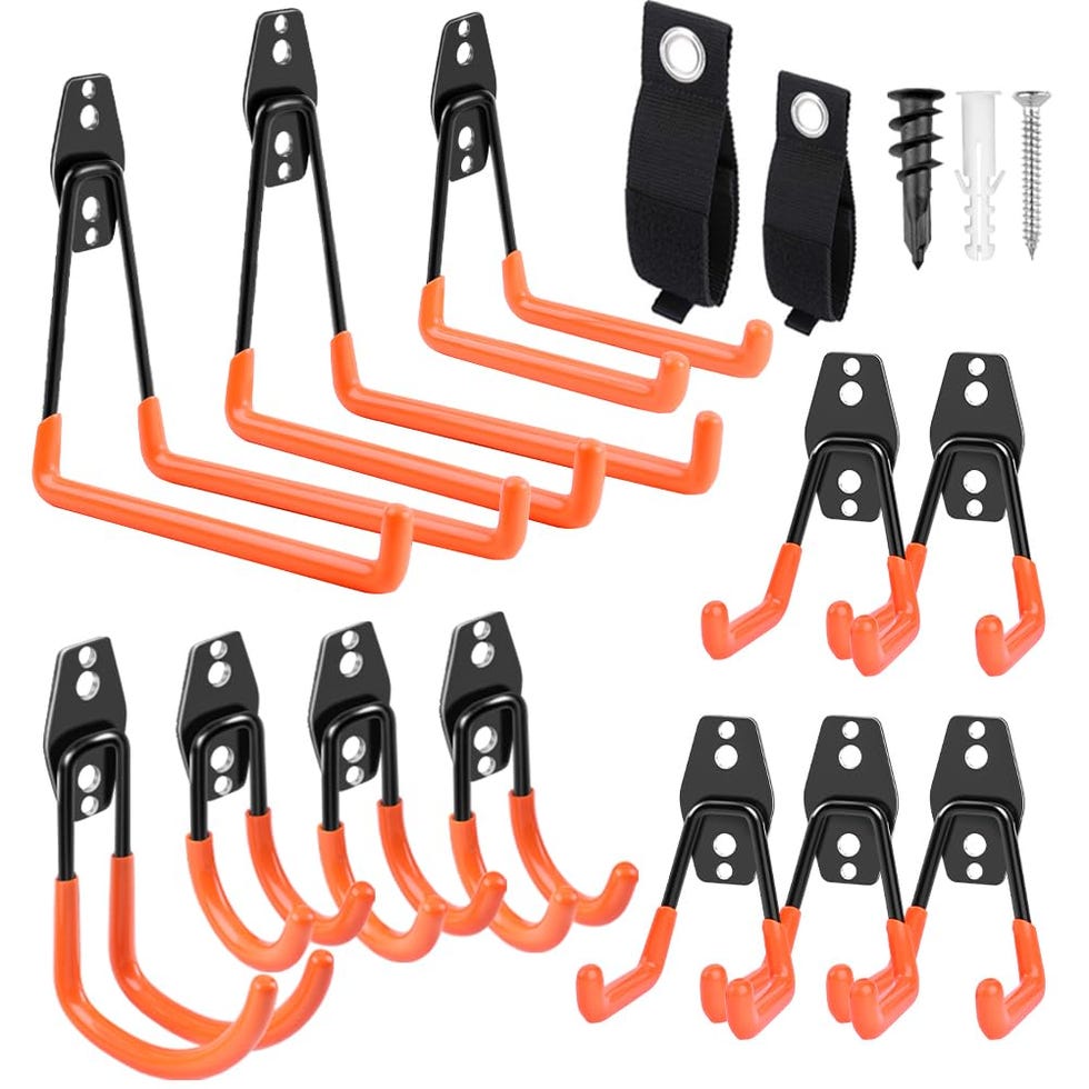 Heavy Duty Steel Garage Storage Hooks (14 Pack)