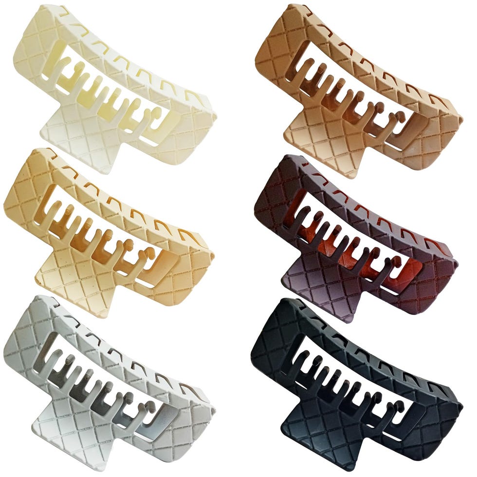 Square Claw Clips (Set of 6)