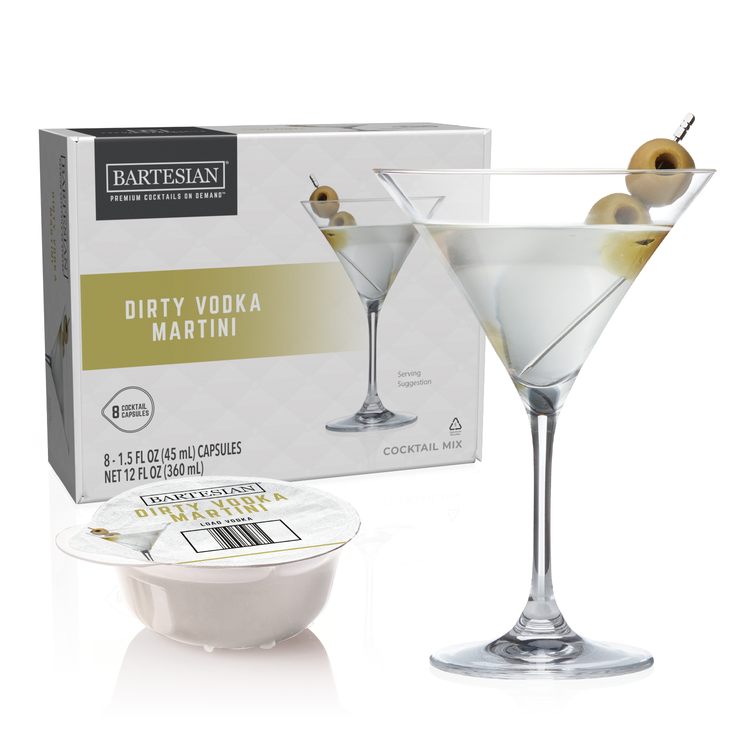 Dirty Vodka Martini Capsules