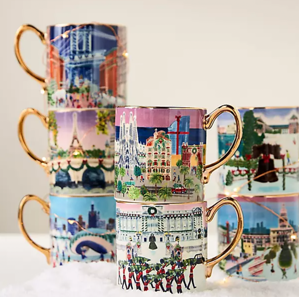 Holiday in the City Stoneware Mug