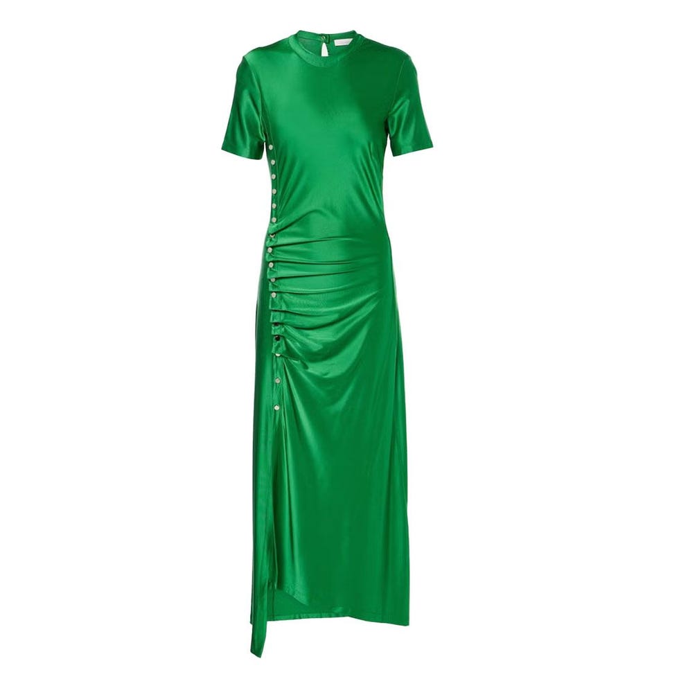 Satin Midi-Dress