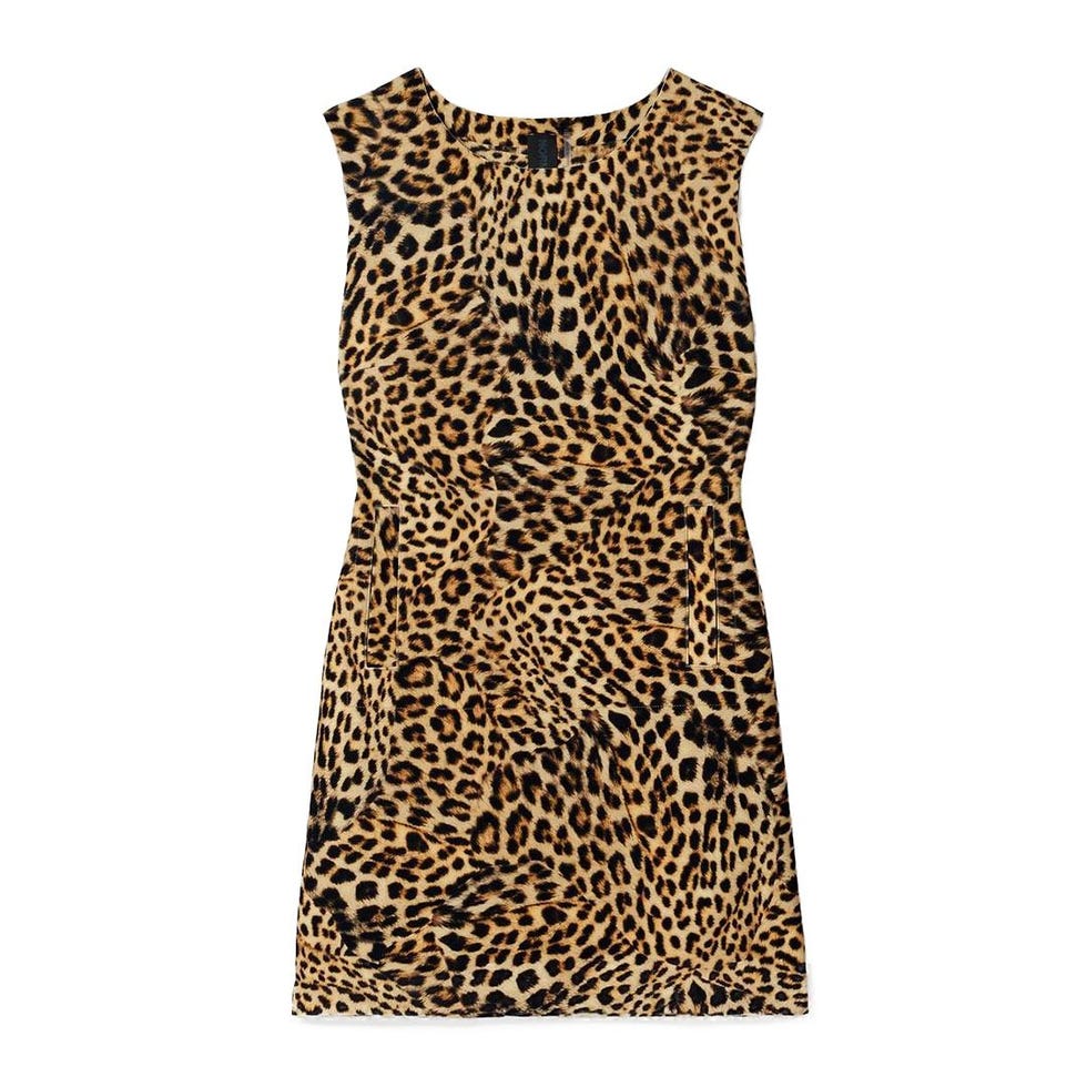 Cheetah-Print Minidress