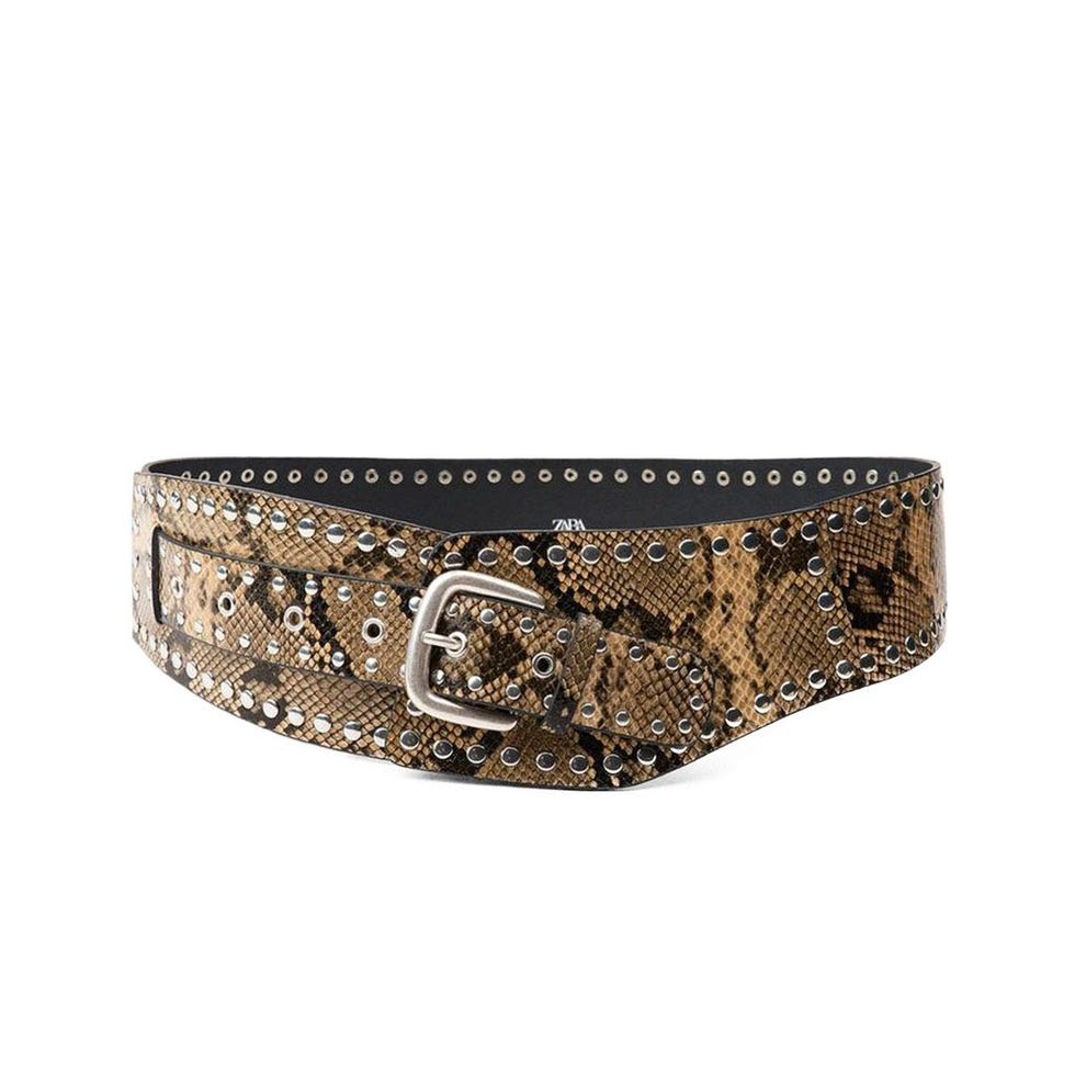 Studded Leather Belt