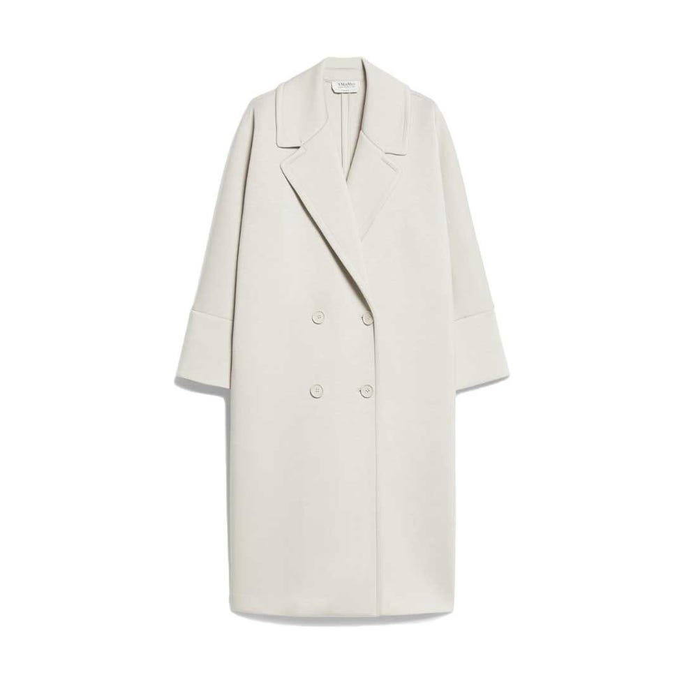 Marica Double-Breasted Jersey Coat