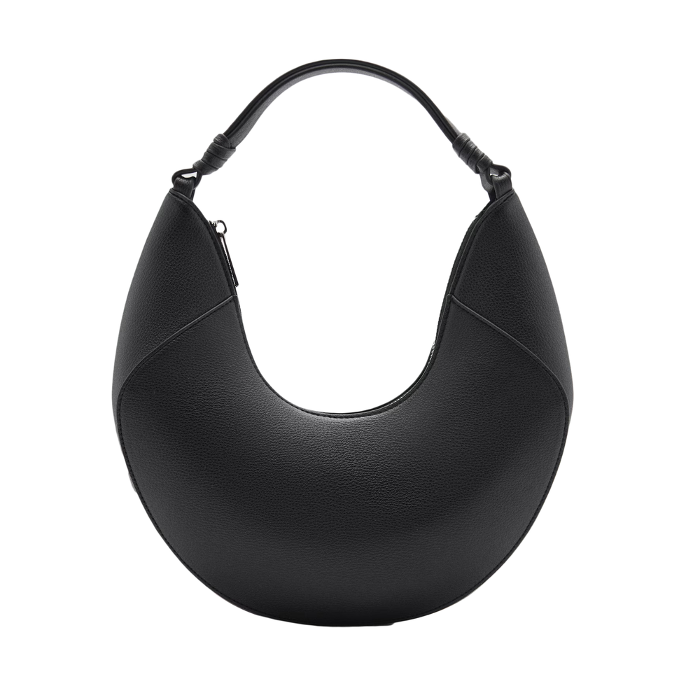 Leather-Effect Shoulder Bag