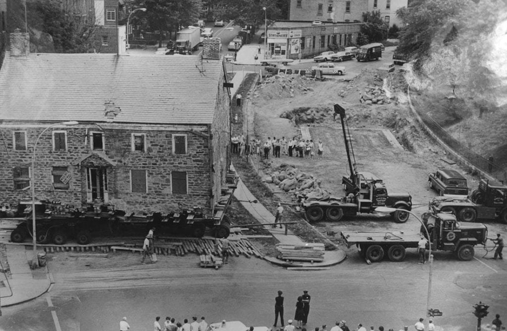 Valentine-Varian House being constructed