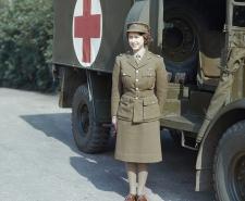 Princess Elizabeth In Auxiliary Territorial Service uniform, April 1945