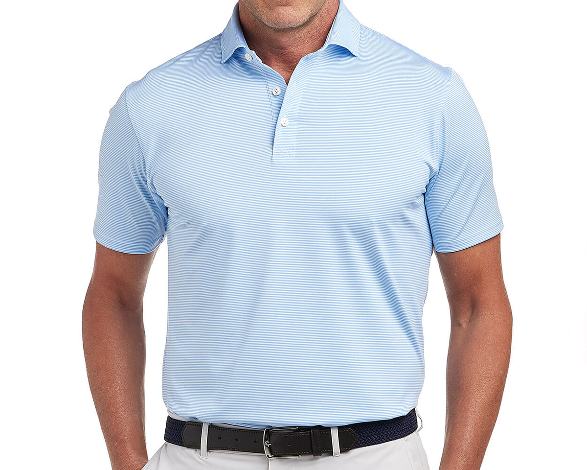 Holderness & Bourne The Perkins Light Blue Polo Shirt