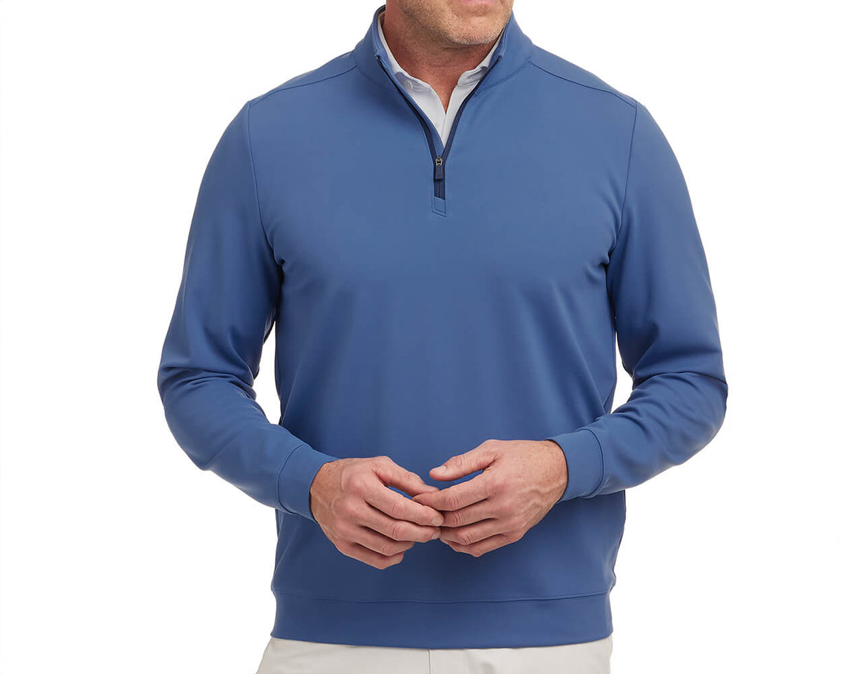 The Dawson Pullover: Maidstone Blue