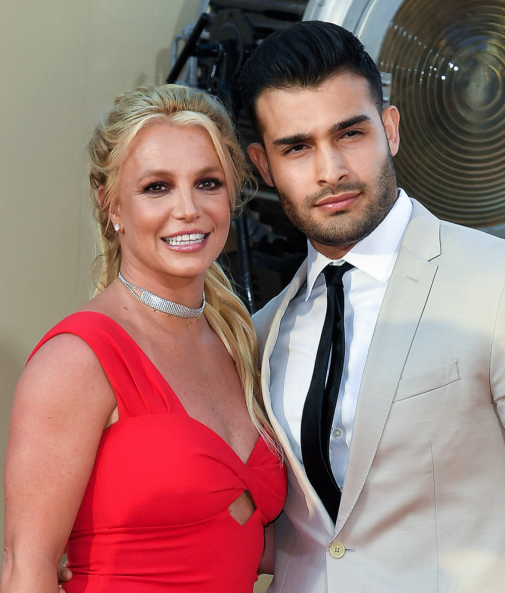 Britney Spears and Sam Asghari
'Once Upon a Time in Hollywood' film premiere, Arrivals, TCL Chinese Theatre, Los Angeles, USA - 22 Jul 2019