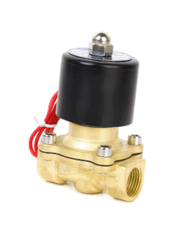 Brass 2/2 Diaphragm Solenoid Valve 1/2″ AC220V Copper Coil