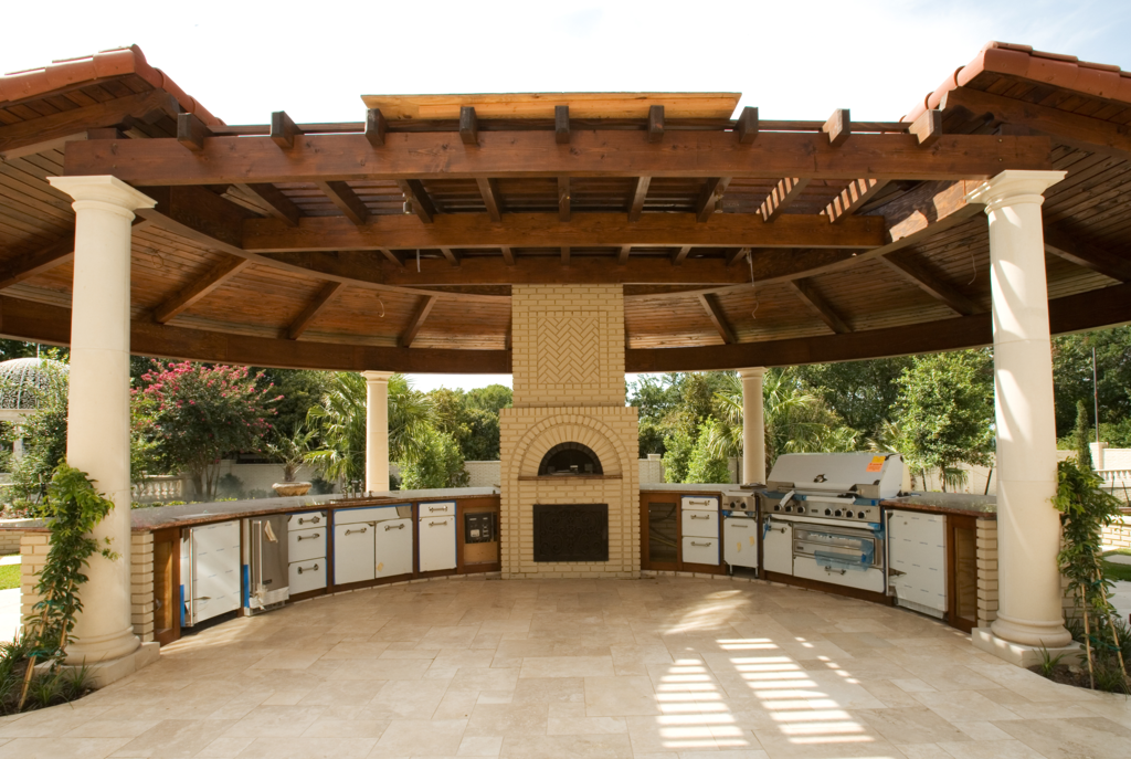 outdoor kitchen gazebo photo - 4