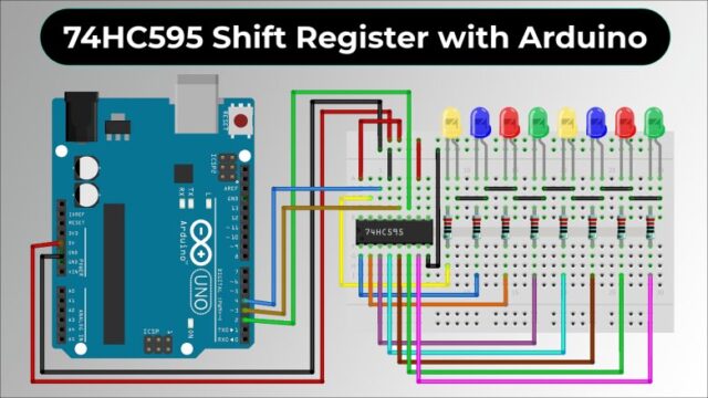 74HC595 Shift Register with Arduino