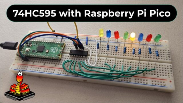 Shift Register 74HC595 with Raspberry Pi Pico & MicroPython