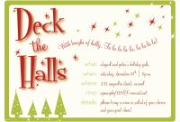 Word Christmas Party Invitation Templates Free Lovely Holiday in dimensions 1400 X 1000