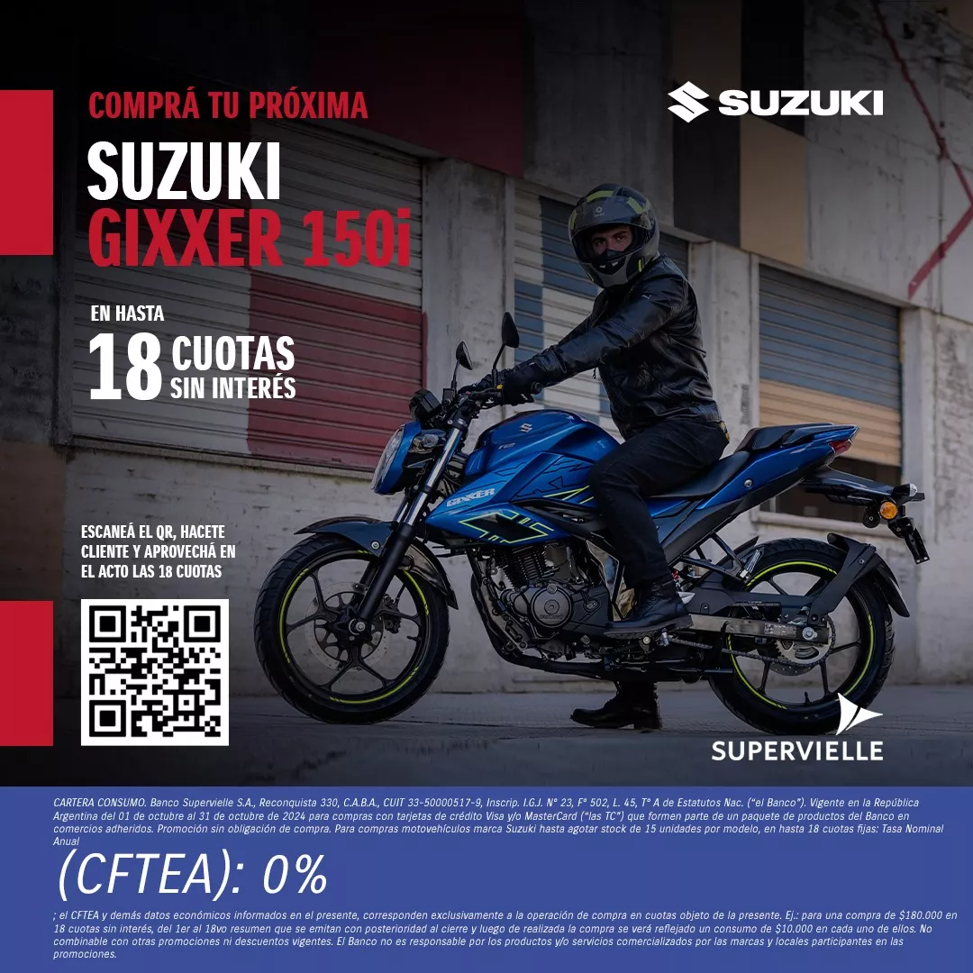 Suzuki Agronomia // Suzuki Gixxer 150 Fi 18 Meses Tasa 0% #1