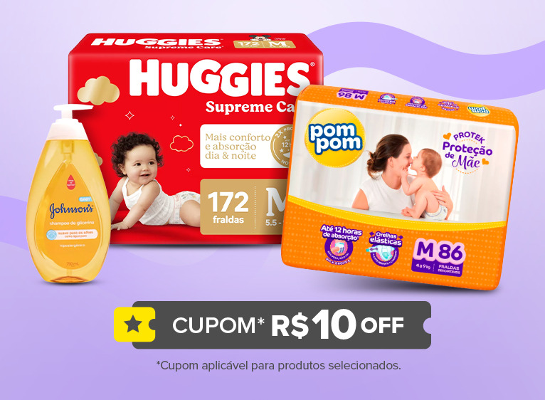 Promobaby. Cupom R$10 off. Consulte termos e condições.