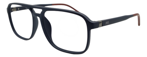 Armação De Grau Oculos Grande Azul Fosco 243 C2