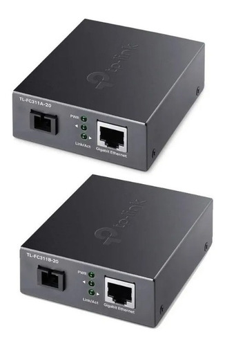 Kit Conversor De Mídia Gigabit Sc Tp-link Fc311a E Fc311b 