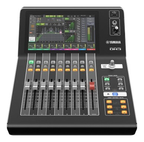 Mixer digital padrão Yamaha DM3s, efeitos USB de 16 canais