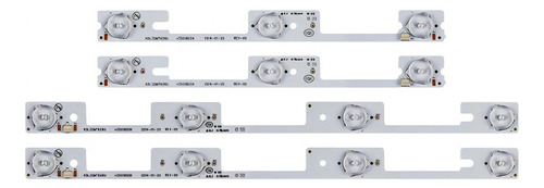 Barra De Led Toshiba 32l2400 Dl3244 Dl3245 Kit Com 4 Barras