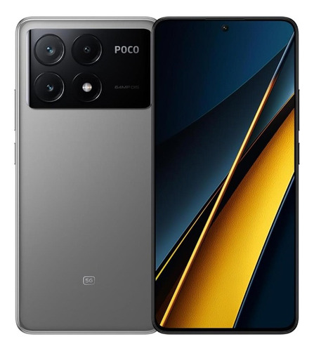 Xiaomi Pocophone Poco X6 Pro 5G Dual SIM 256 GB cinza 8 GB RAM