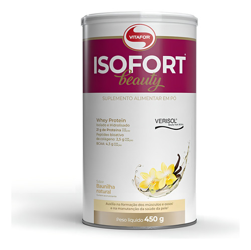 Isofort Beauty Baunilha 450g Vitafor