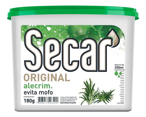 Anti Mofo Secar Original 24x180g - Alecrim