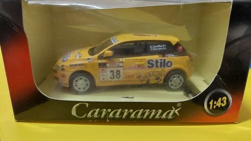 Linda Miniatura Em Escala 1/43 Do Fiat Stilo Abarth Rallye