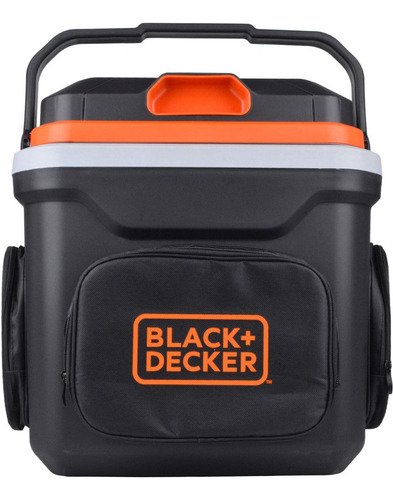 Mini Geladeira Portátil Black+Decker Modelo BDC24L-LA Ideal para Viagens e Acampamentos Capacidade de 24 Litros 12V Preto