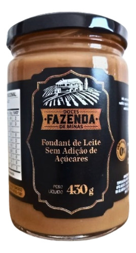 Fondant De Leite Diet Fazenda De Minas 440g