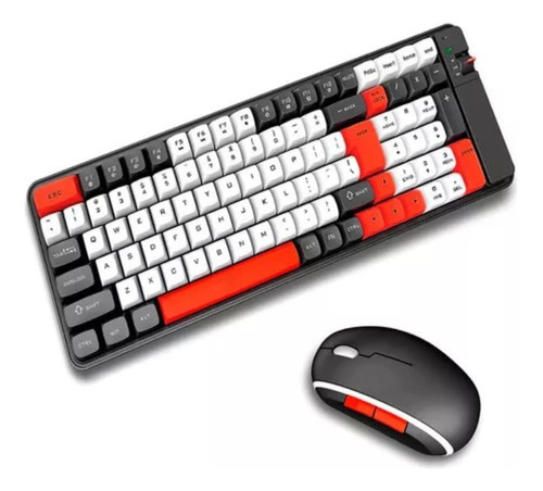 Kit Teclado E Mouse Sem Fio Bluetooth Wireless 2.4ghz