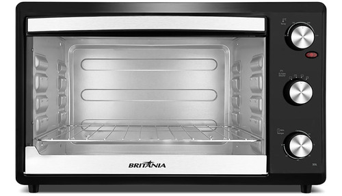 Forno Elétrico 35l Britânia Bfe35 Dupla Resistência Cor Preto 127V