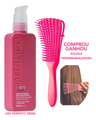 Liso Perfeito Orgânica 200ml Nuance Professional 