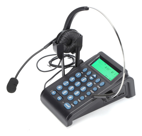 Telefone Com Fio Ht910 Call Center Com Fone De Ouvido