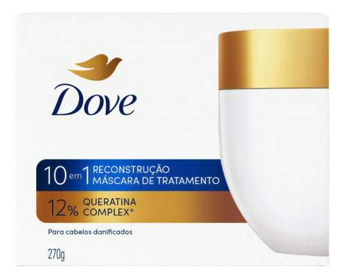 Máscara de Tratamento 10 em 1 Reconstrução 270g Dove