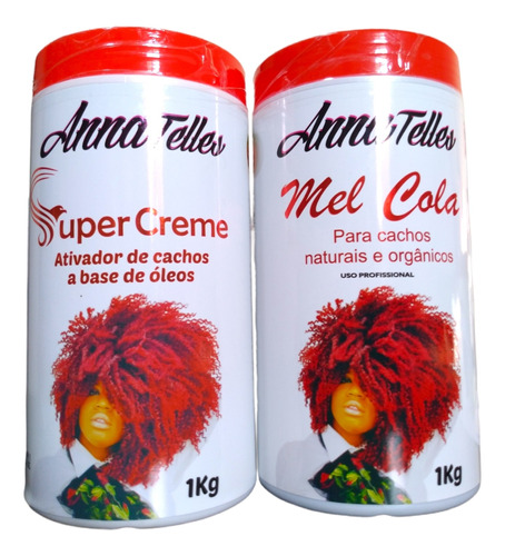 Kit Mel Cola 1kg + Super Creme 1kg Cachos Naturais Orgânicos