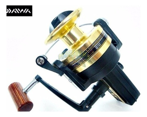 Molinete Para Pesca Daiwa Bg 15 Black - Gold Series Original