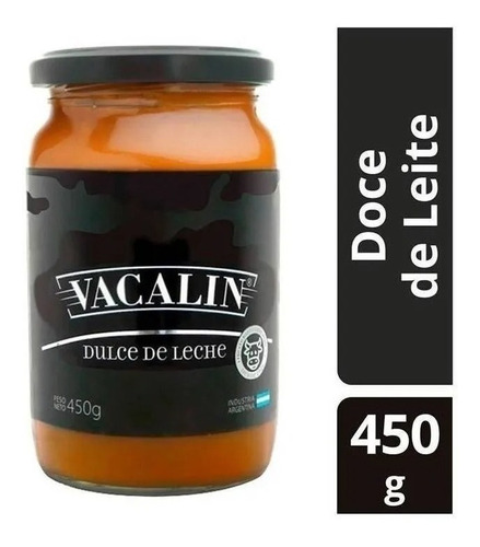 Kit 8 Doce De Leite Vacalin Vidro 450g