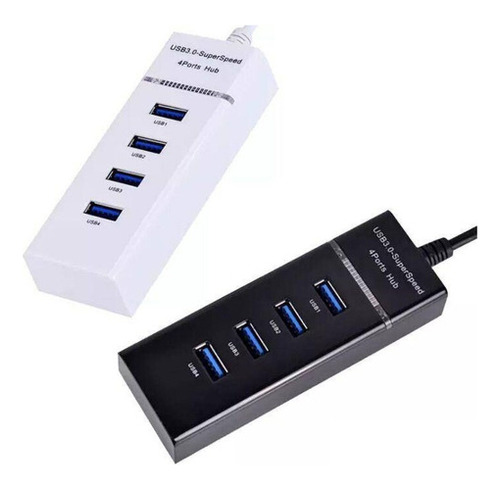 Hub Usb 3 0 4 Portas Entradas 9 Pinos Extensor Slim Hi Speed