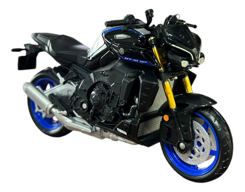 Miniatura Moto Yamaha Mt10 Azul Maisto 1:18