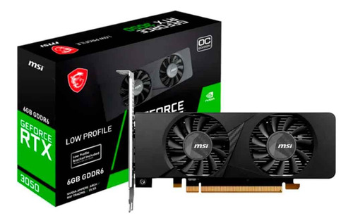 Placa De Vídeo Msi Geforce Rtx 3050 Oc 6gb LP Gddr6 96bits