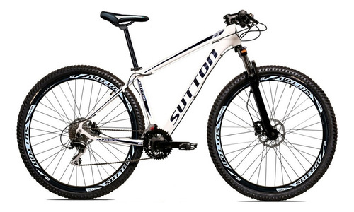 Bicicleta mountain bike Sutton Gold 2022 R29 tamanho do uadro 17" - branco