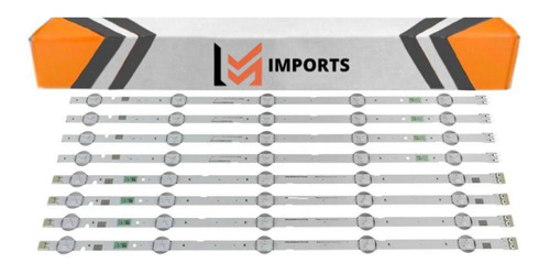 Kit Completo 8 Barras De Led Un49j5200 Un49j5200ag