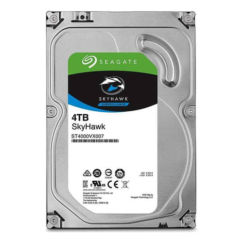 Disco rígido interno Seagate Seagate 4tb Sata Video Surveillance Silver