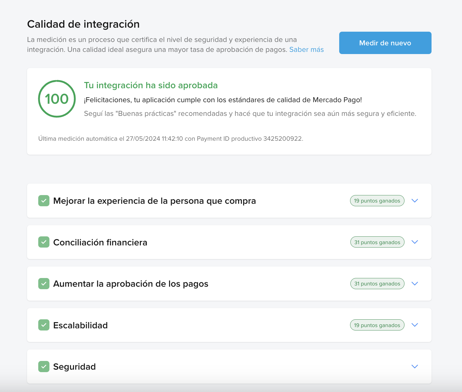 resultados de medición