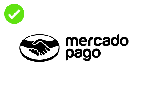 Imagem do logotipo aplicada corretamente, todo preto sobre fundo branco.